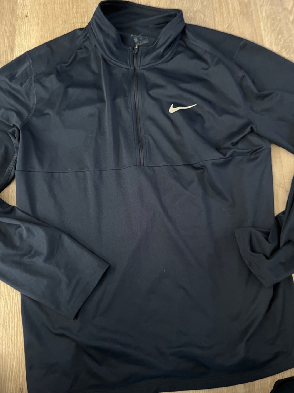 Nike Men's Dark Navy Quarter-Zip Performance Pullover